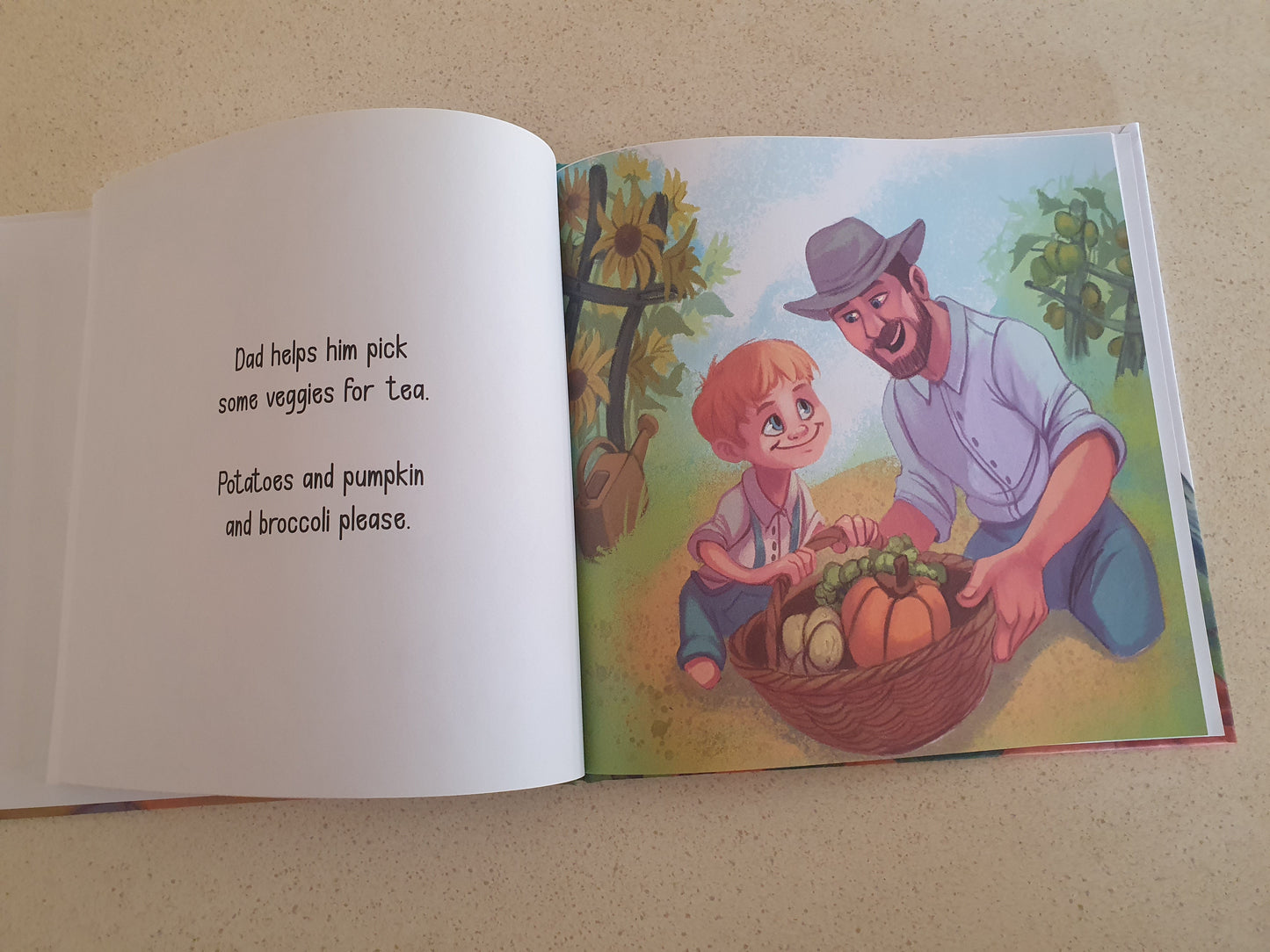 Children's Book Gift Pack "Jack's Veggie Patch" (Hard Cover Book)