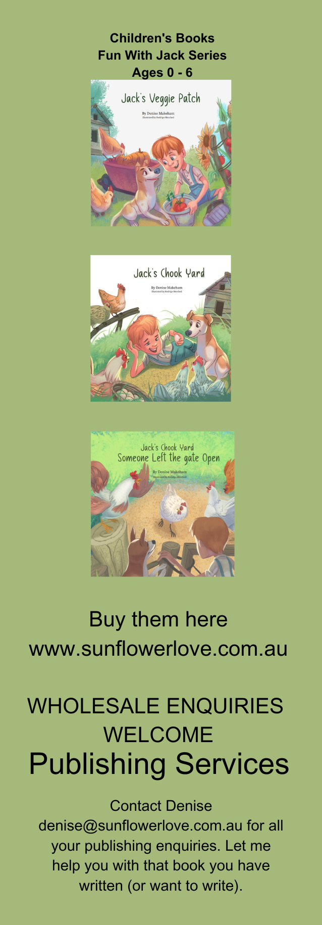 Children's Book Gift Pack "Jack's Veggie Patch" (Hard Cover Book)